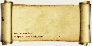 David Kosanović vizit kartica